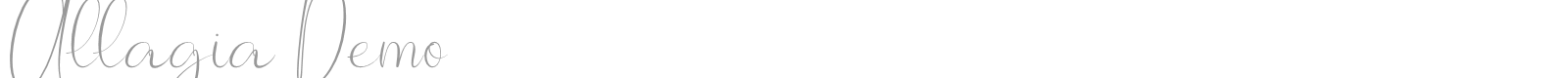 Allagia font preview